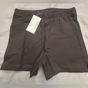 Children’s Place Black Stretch Knit Girls Shorts-Small 5/6